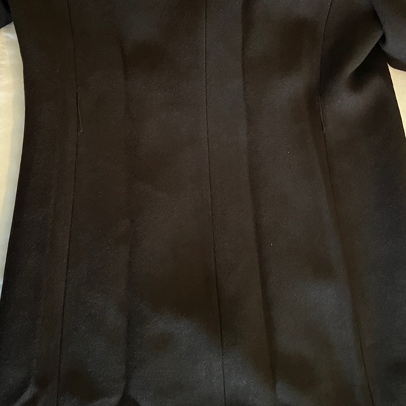 M NEW Aprsfn Women's Elegant Mid-Length Black Wool Blend Trench Coat Winter Fall - Picture 9 of 10